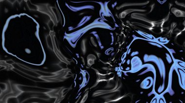 Organik Akış ile Akışkan Mermer Doku, Dalgalı Yapısı ile Soyut Sıvı Desen, Yumuşak Dönüşümlü Erimiş Yüzey Tasarımı, Mermer Efektli Psikedelik Girdap Dokuları