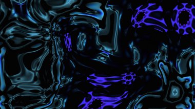 Organik Akış ile Akışkan Mermer Doku, Dalgalı Yapısı ile Soyut Sıvı Desen, Yumuşak Dönüşümlü Erimiş Yüzey Tasarımı, Mermer Efektli Psikedelik Girdap Dokuları