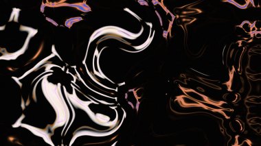 Organik Akış ile Akışkan Mermer Doku, Dalgalı Yapısı ile Soyut Sıvı Desen, Yumuşak Dönüşümlü Erimiş Yüzey Tasarımı, Mermer Efektli Psikedelik Girdap Dokuları