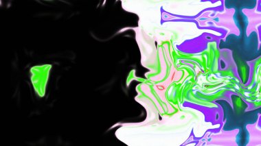 Organik Akış ile Akışkan Mermer Doku, Dalgalı Yapısı ile Soyut Sıvı Desen, Yumuşak Dönüşümlü Erimiş Yüzey Tasarımı, Mermer Efektli Psikedelik Girdap Dokuları