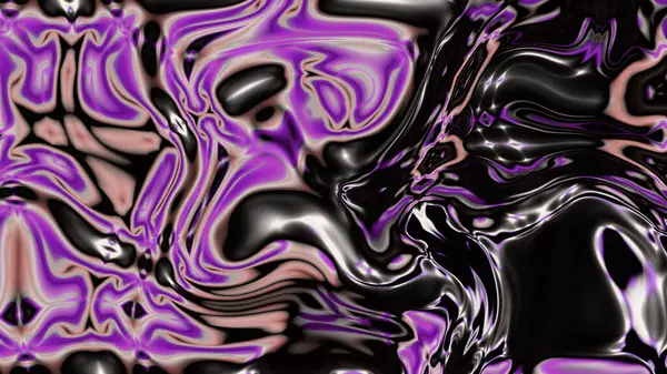 Organik Akış ile Akışkan Mermer Doku, Dalgalı Yapısı ile Soyut Sıvı Desen, Yumuşak Dönüşümlü Erimiş Yüzey Tasarımı, Mermer Efektli Psikedelik Girdap Dokuları