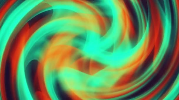 Massive Abstract Red Orange Green Purple Motion Graphic Wave Gradient — 图库视频影像