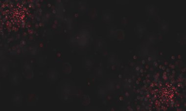 Bokeh etkisi ile bulanık zemin kırmızı.