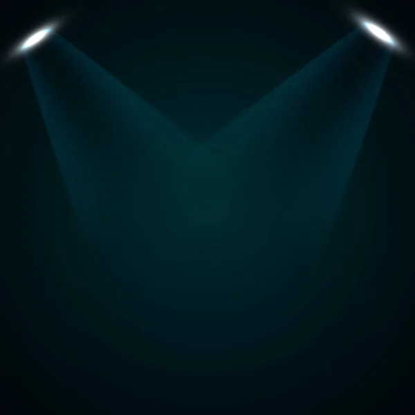 Источники Света Концертное Освещение Театральные Прожекторы Прожекторный Луч Подсветка Прожекторов — стоковый вектор