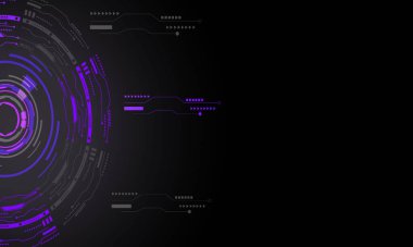 Metin için alanı olan teknolojik fütüristik vektör arka planı. Vektör Eps10.