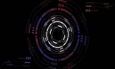 Parlak arka plan kavramı teknoloji vektör.