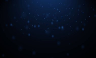 Vector illustration beautiful blue light in the dark space background