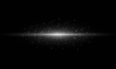 Lines, rays, flashes of light. Film texture background with light transparency on black background