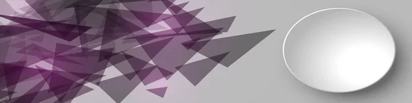 Low Poly Hintergrund Abstraktes Polygon Dreieck Mode Luxus Stil Kreise — Stockvektor