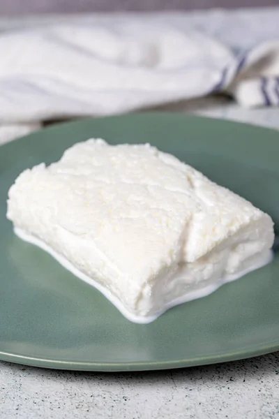 Clotted cream or butter cream. Turkish creamy dairy product. Cow\'s cream for breakfast. Local name kaymak. Close up