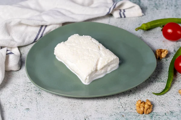Clotted cream or butter cream. Turkish creamy dairy product. Cow's cream for breakfast. Local name kaymak