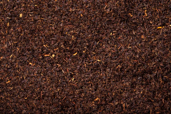 Schwarzer Tee Haufenweise Getrockneter Türkischer Schwarzer Tee — Stockfoto