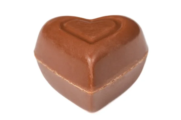 Pralinenschokolade Schokolade Mit Trüffeln Oder Pralinenfüllung Isoliert Auf Weißem Hintergrund — Stockfoto