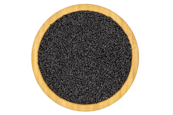 Черный Тмин Нигелла Сатива Изолированы Белом Фоне Семена Черного Тмина — стоковое фото