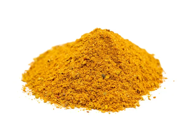 Powdered Cajun Spice Isolated White Background Dried Ground Cajun Powder — Stock Photo, Image