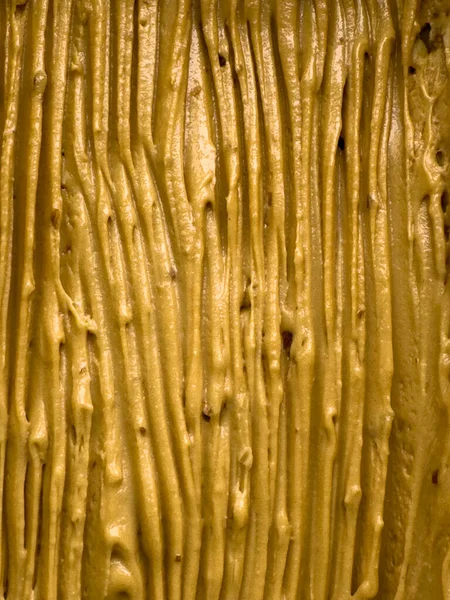 Közelkép Karamellás Fagylaltról Karamell Fagylalt Textúra — Stock Fotó