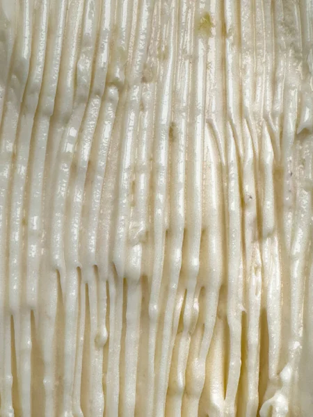 Banánízesítésű Jégkrém Közelről Banán Fagylalt Textúra — Stock Fotó