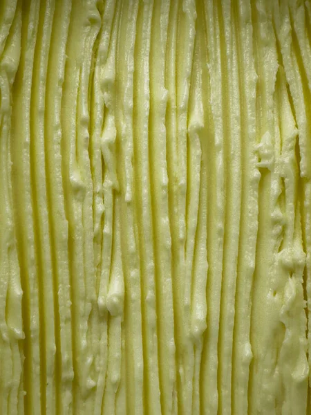 Citromízű Jégkrém Közelről Citromfagylalt Textúra — Stock Fotó