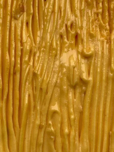 Dinnye Ízesítésű Jégkrém Közelről Dinnyefagylalt Textúra — Stock Fotó