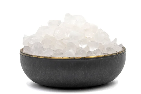 Αλάτι Λεμονιού Κιτρικό Οξύ Απομονωμένο Λευκό Φόντο Κιτρικό Οξύ Λεμόνι — Φωτογραφία Αρχείου