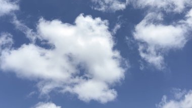 Mavi bulutlu gökyüzü dokusu. Doğal gökyüzü bileşimi