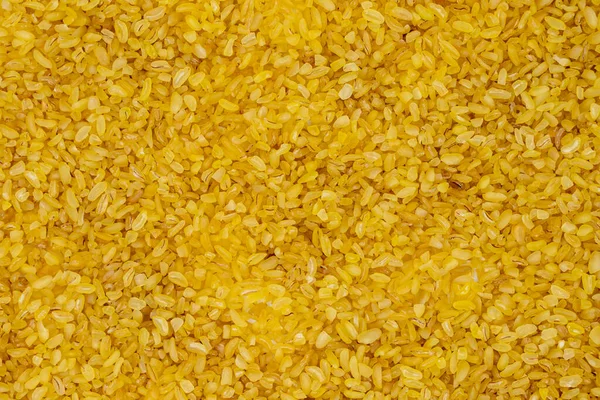 Pile Raw Bulgur Wheat Background Legumes Background Close Uncooked Dry — Stock Photo, Image