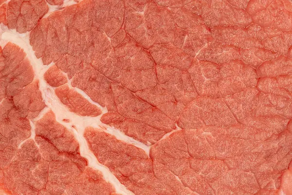 Vleestextuur Vlees Vetweefsel Van Voorgrond Rundvlees — Stockfoto