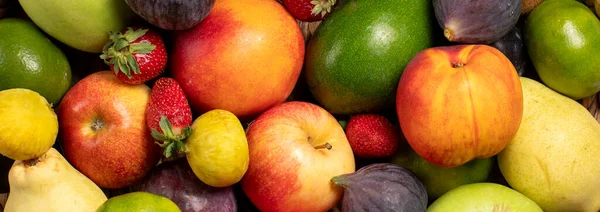 Huge group of fresh fruits. Group of mixed fruits. Shot in a studio. food background