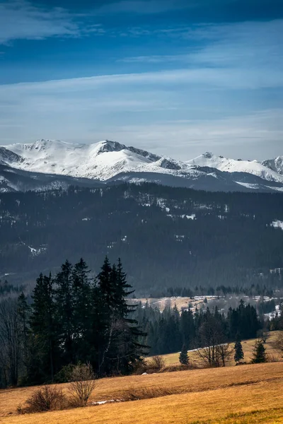 Beautiful View High Tatras Lapszanka Pass Mountain Landscape Environment Tatra — Stock Photo, Image