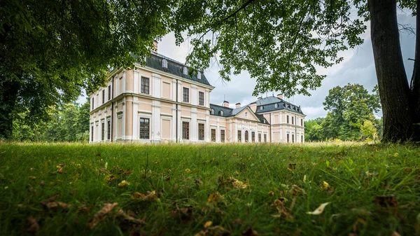 Παλάτι Στη Sieniawa Ένα Όμορφο Πάρκο Γεμάτο Πράσινο Πολωνία — Φωτογραφία Αρχείου