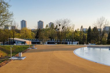 Chorzow, Polonya - 16 Nisan 2025: 