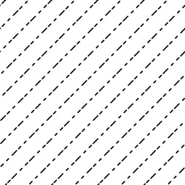 Çapraz, küçük, pürüzsüz kare desen. Soyut minimum siyah geometrik vektör arkaplanı. Organik gürültü izli basit bir retro doku. Tekrarlanan doğrusal fırça darbesi fayans ve kapak dekorasyonu