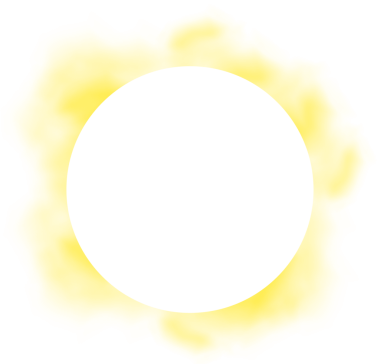 Bulut çerçevesini çember. Sarı, yuvarlak, kabarık hava şekli. Soyut gerçekçi duman sınırı. Uzay illüstrasyonlu bulutlu tünel efekti