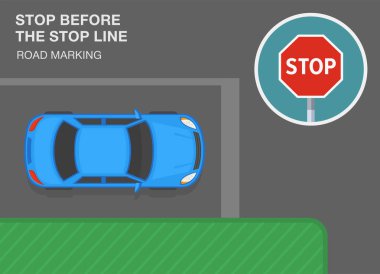 Güvenli sürüş ipuçları ve trafik kuralları. 