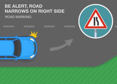 Güvenli sürüş ipuçları ve trafik kuralları. 