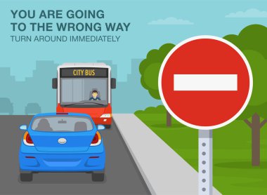 Safe driving tips and traffic regulation rules. 