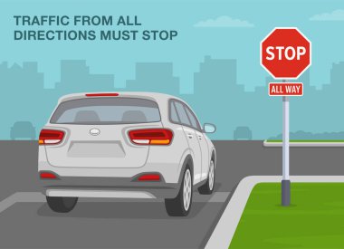 Güvenli sürüş ipuçları ve trafik kuralları. 