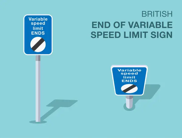 stock vector Traffic regulation rules. Isolated British 