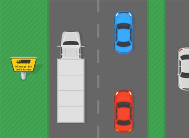 Güvenli sürüş ipuçları ve trafik kuralları. 