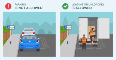 Güvenli sürüş ipuçları ve trafik kuralları. Yasal ve yasadışı park yeri. 