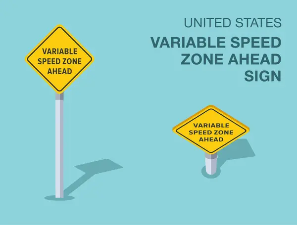 stock vector Traffic regulation rules. Isolated United States 