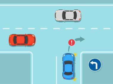 Güvenli araba kullanma ipuçları ve trafik kuralları. 