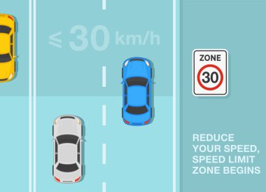 Güvenli sürüş ipuçları ve trafik kuralları. 