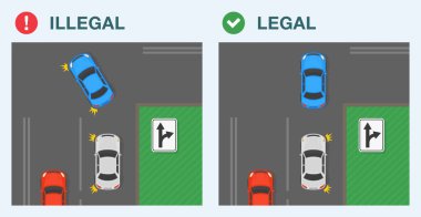 Güvenli sürüş ipuçları ve trafik kuralları. Yasal ve yasadışı yollarla. Amerika Birleşik Devletleri 