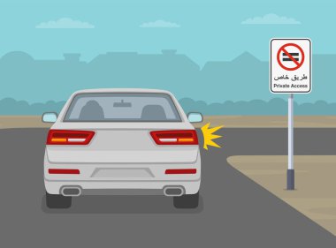 Trafik kuralları ve bahşişler. Arap Emirlikleri 