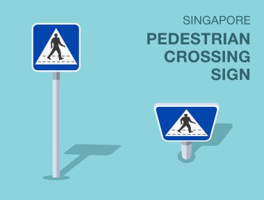 Trafik yönetmeliği kuralları. İzole edilmiş Singapur 