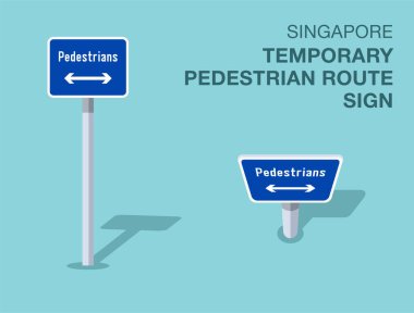 Trafik yönetmeliği kuralları. İzole edilmiş Singapur 