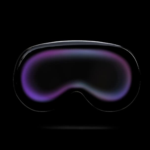 Visión Pro High Tech Tecnología Futurista Glasses Dispositivo Realidad Virtual — Vídeos de Stock