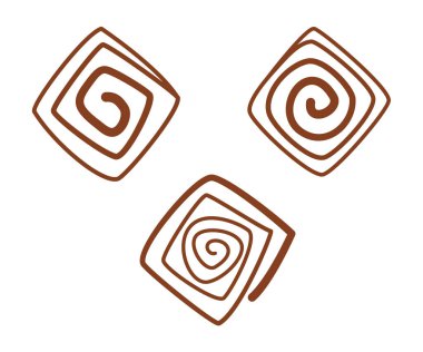 Arkaplan için soyut süs, spiral süs, sarmal süs