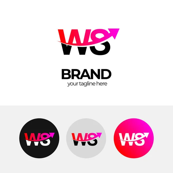 Дизайн Бізнес Логотипу Літера Логотип Дизайн Логотипу Бізнесу Стрілка Масштабування — стоковий вектор